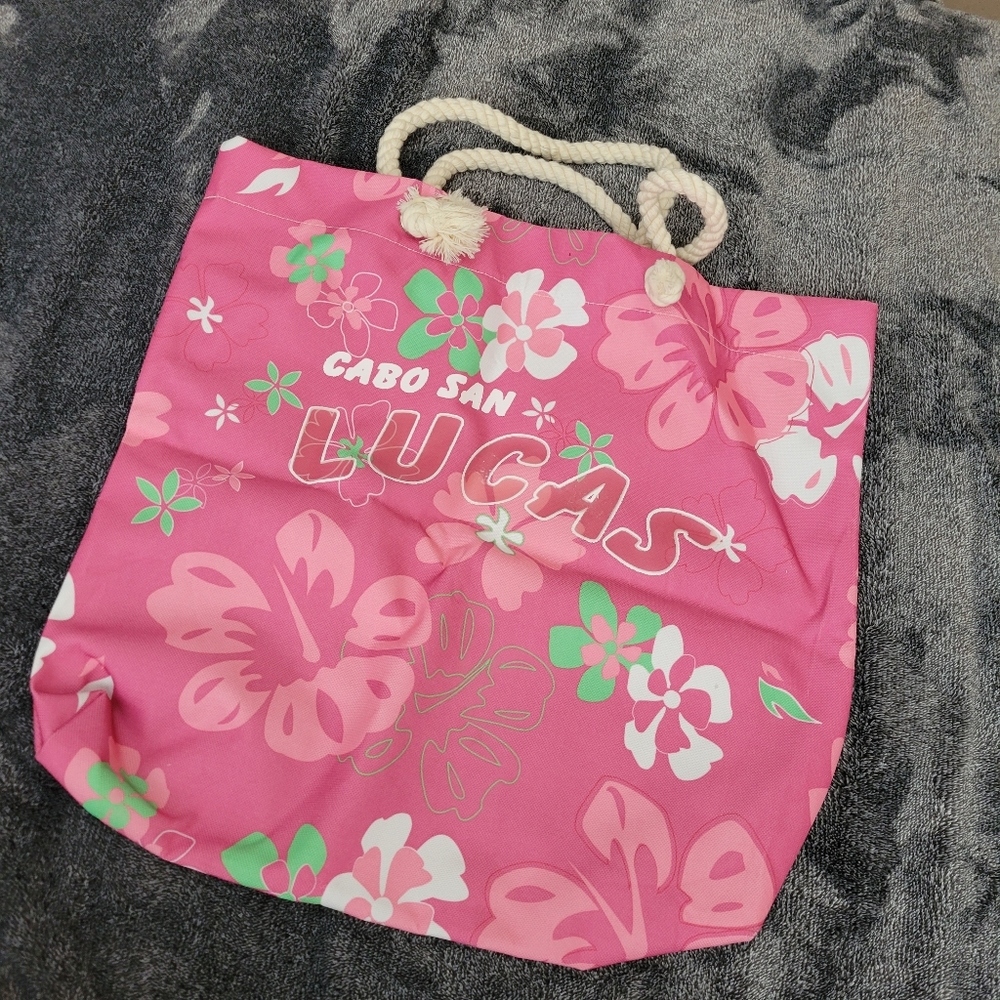Pink Tote Bag